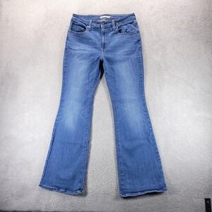 Levi's Jeans Womens 32 Blue 726 Flare Mid Rise Slim Boho Denim A3410-0004